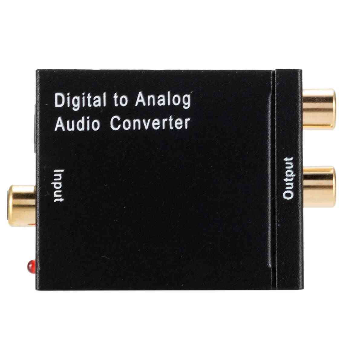Dac Digital To Analog Audio Converter 2*rca Amplifier