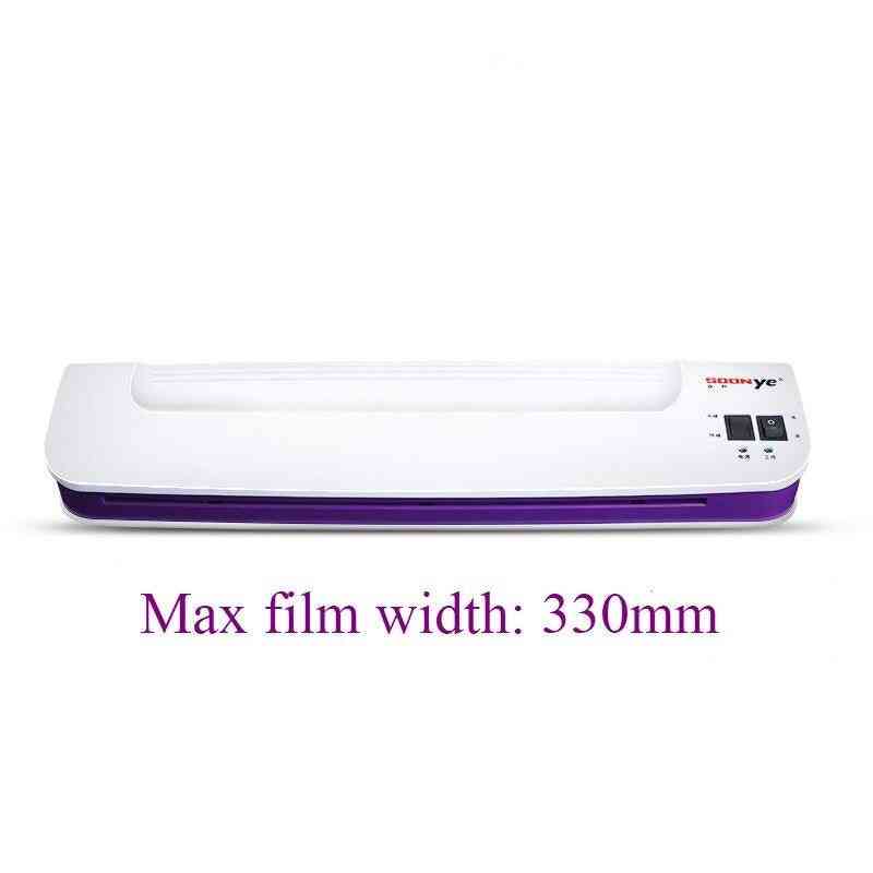 Professionell termisk varm och kall, a3 storlek film laminator maskin