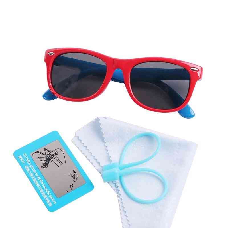 Polarisert elastisk ramme brille bilveske solbrille