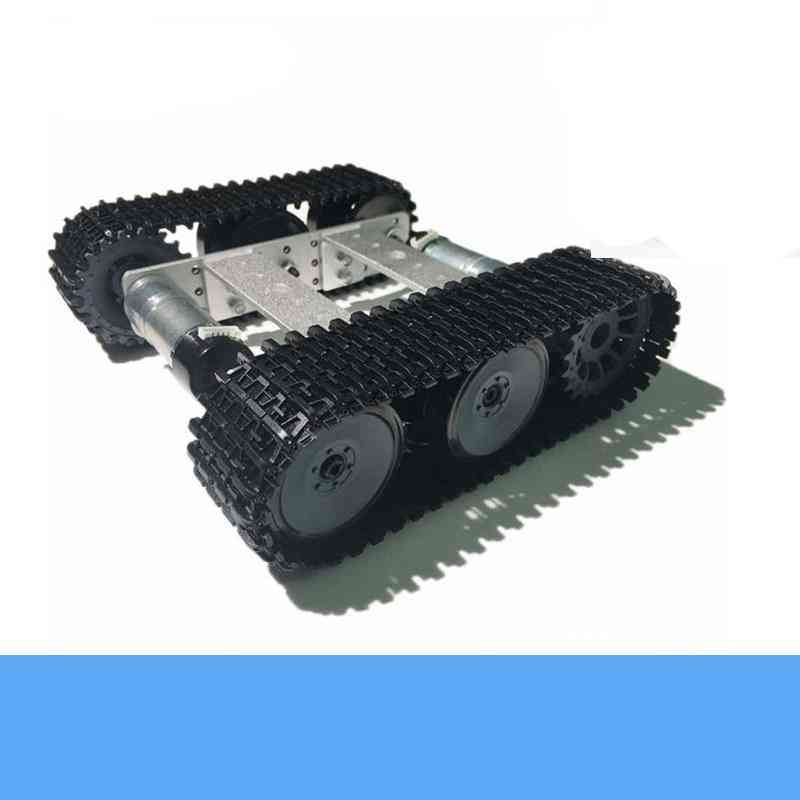Unassembled Smart Crawler Robot Kit- Aluminum Panel, High Torque, Encoder Motor