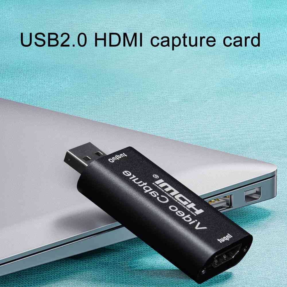 HD 1080p 4k HDMI karta pro nahrávání videa, USB 2.0 - živé vysílání