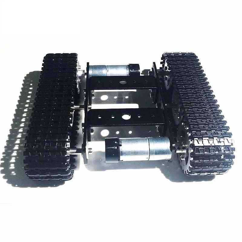 Metal Tank Model Robot Tracked, Car Chassis Diy Track Teaching Crawler