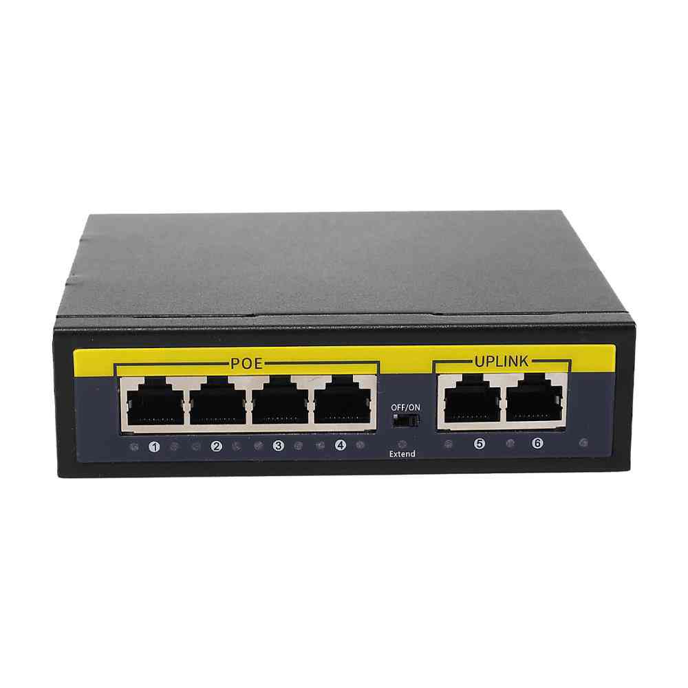 4-ports Ethernet, Network Switch