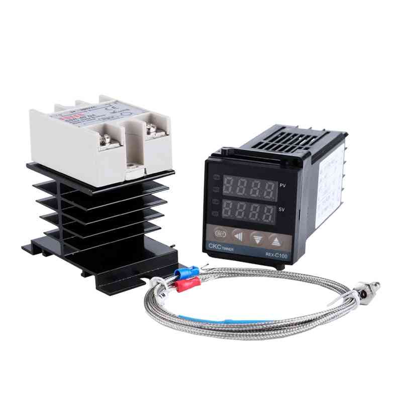 Rex-c100 Digital Rkc Pid Thermostat Temperature Controller