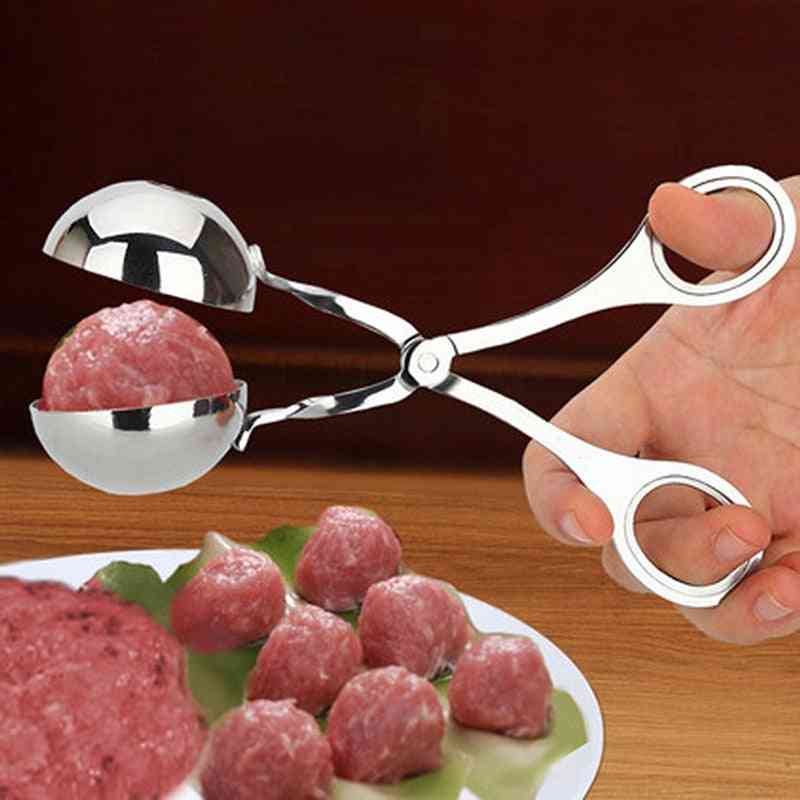 Convenient Meatball Maker Stainless Steel Diy Fish Stuffed Machine Cooking Mold Tools