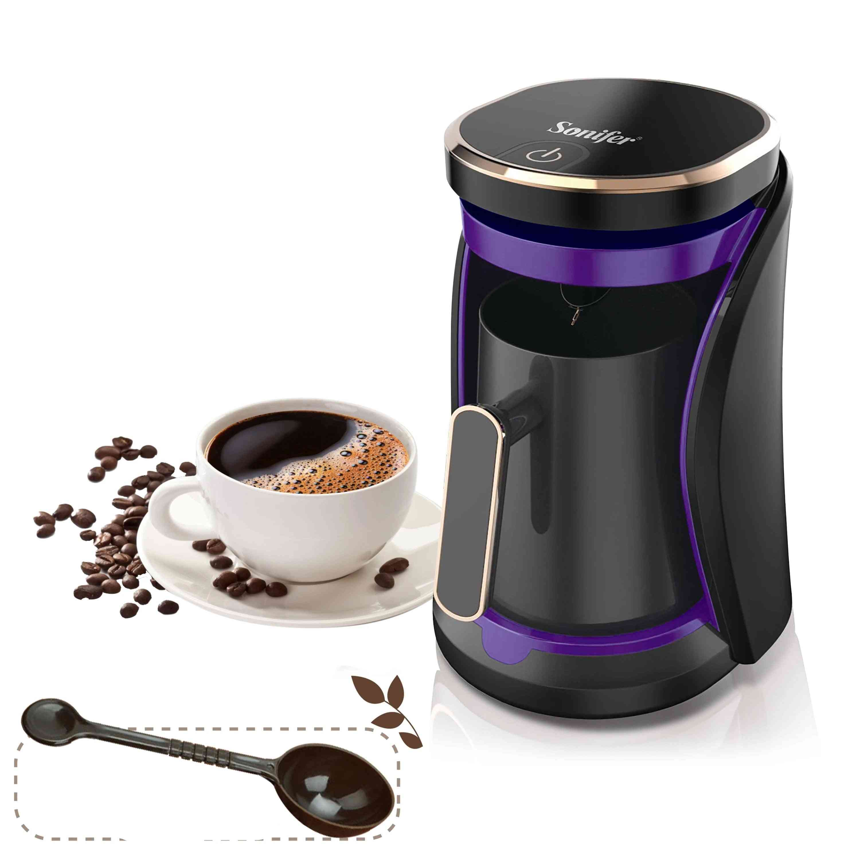 Automatic Turkish Coffee Maker Machine Cordless Electric Coffee Pot
