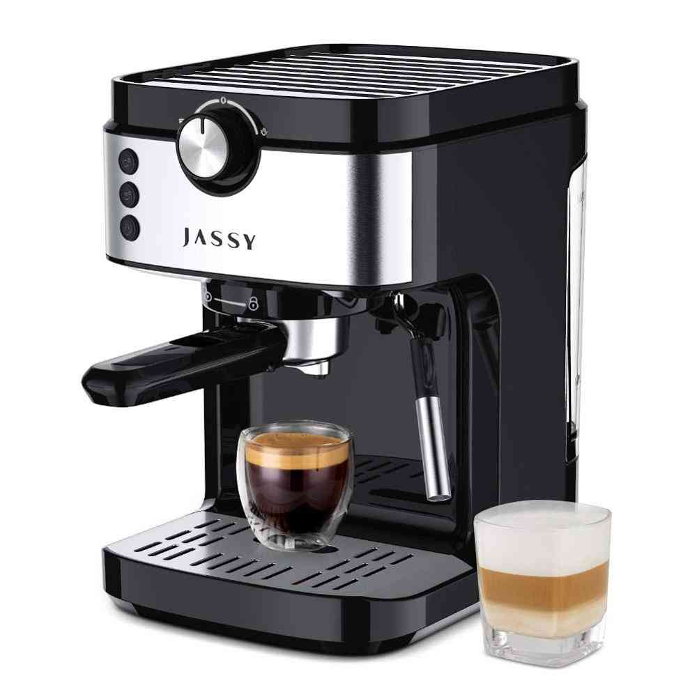 Machine à café mousseur à lait intégré, système de pression de 19 bars cafetière expresso