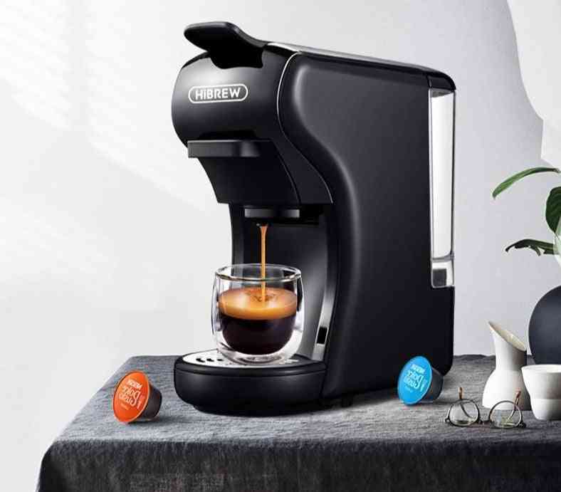 3-i-1 og 4-i-1 kapsel espresso, kaffemaskine til pod