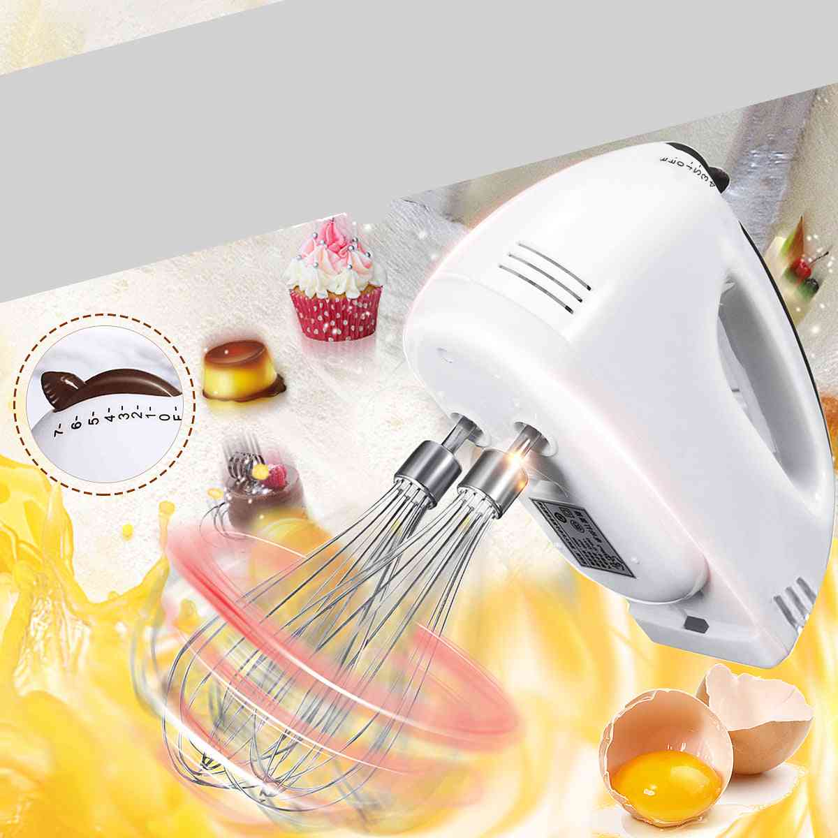 Electric Dough Hand Held, Food Whisk Beater, Kitchen Cake, Baking Blenders