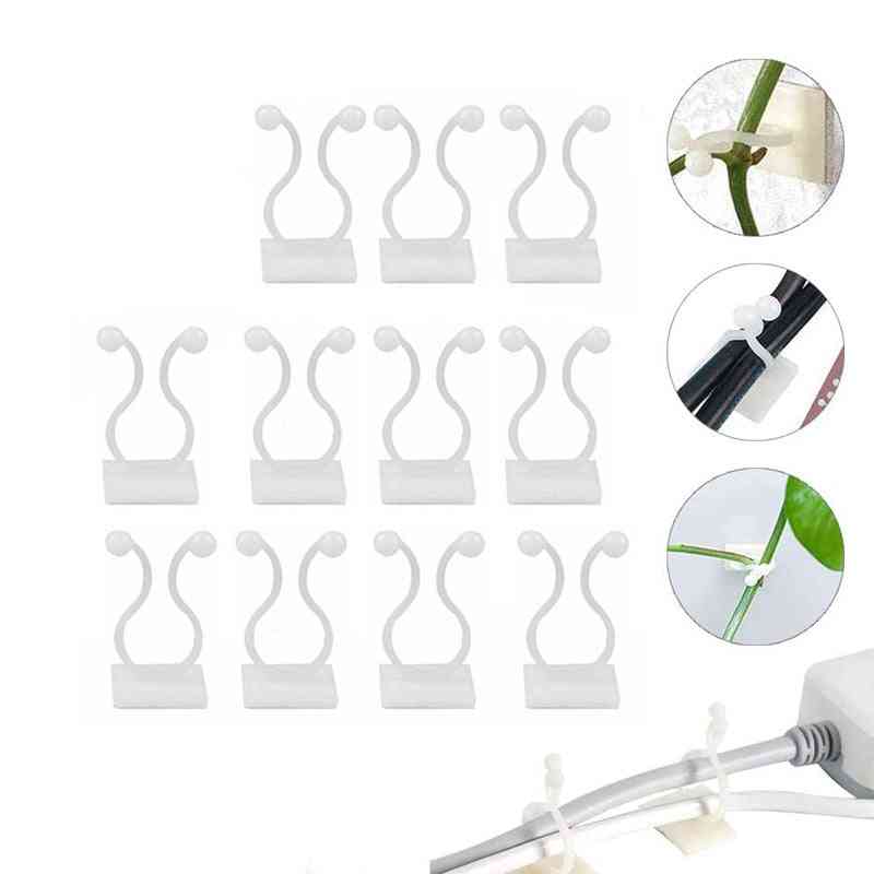 Invisible Wall Vines Fixture Sticky Hooks Plant Fixer Climbing Clip