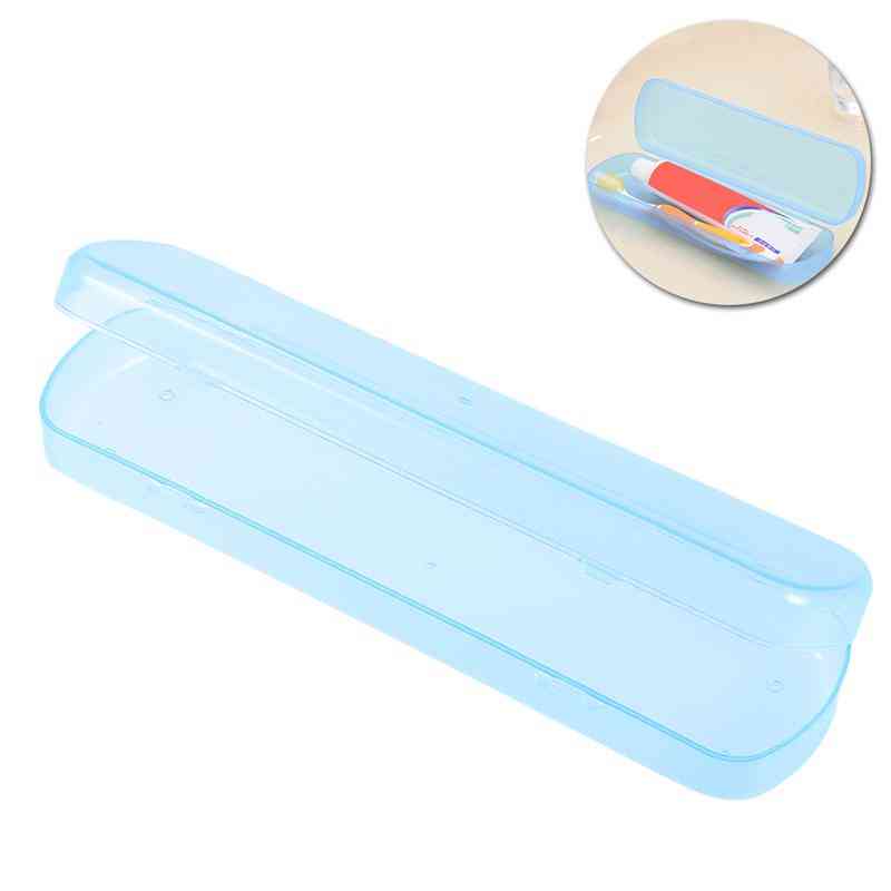 Portable Toothbrush & Toothpaste Storage Rectangular Case