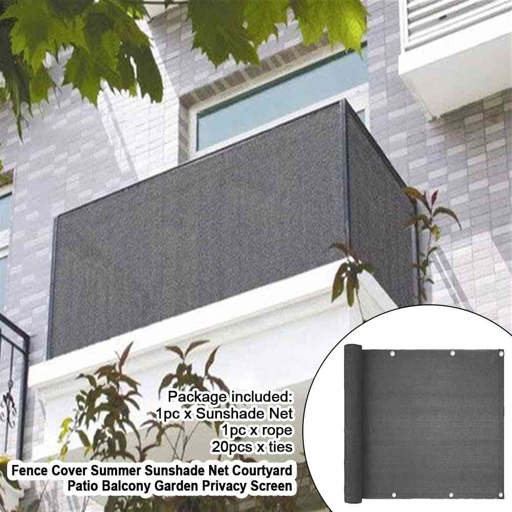 Fence Cover, Privacy Screen, Balcony Garden Wind Sunshade Net