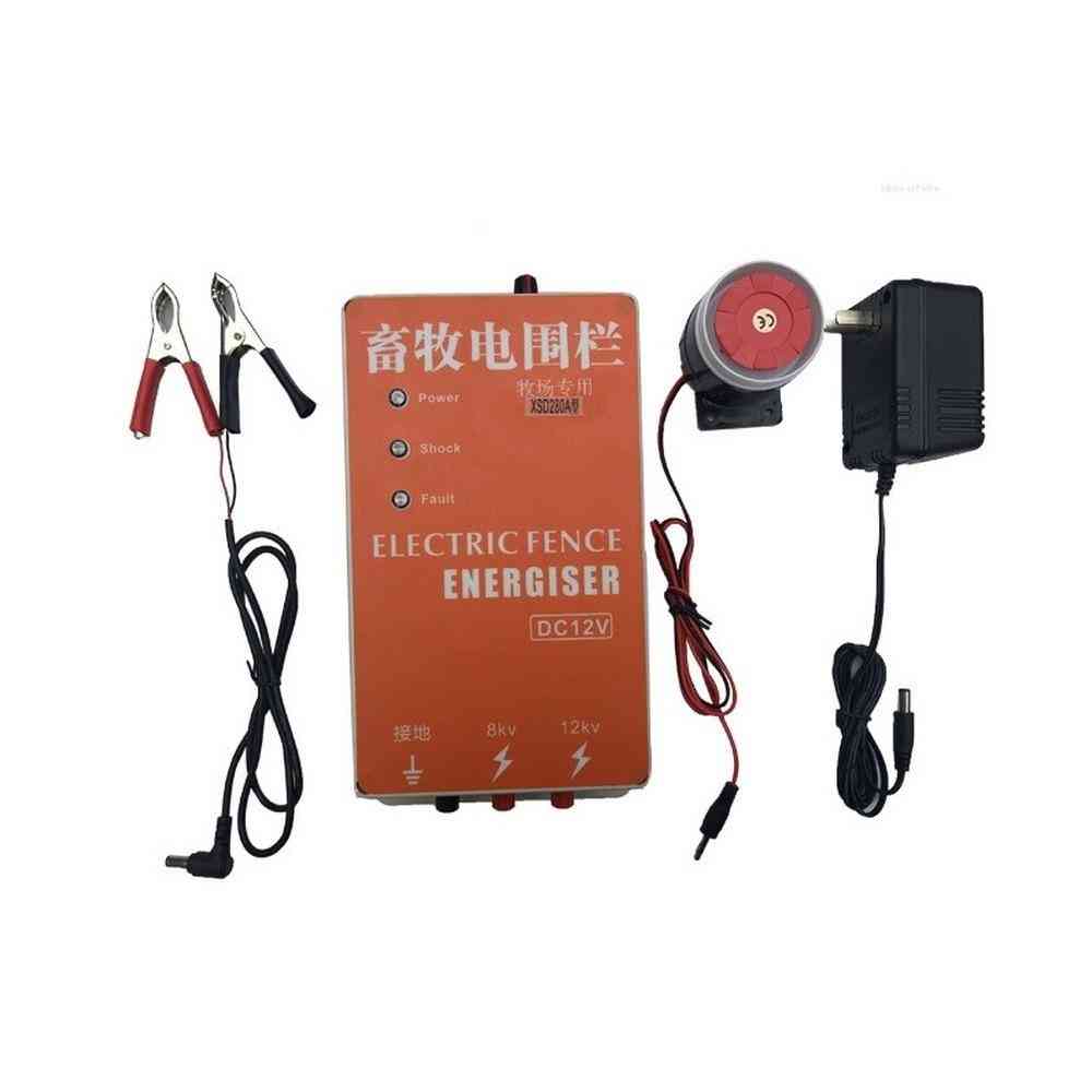 High Voltage Pulse Controller Poultry Farm, Electric Fence Insulators