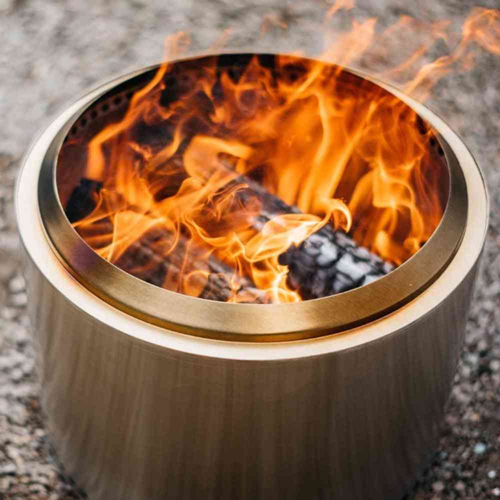 Zimné prenosné- kúrenie na oheň a bezdymové ohnisko, ľahký grilovací sporák