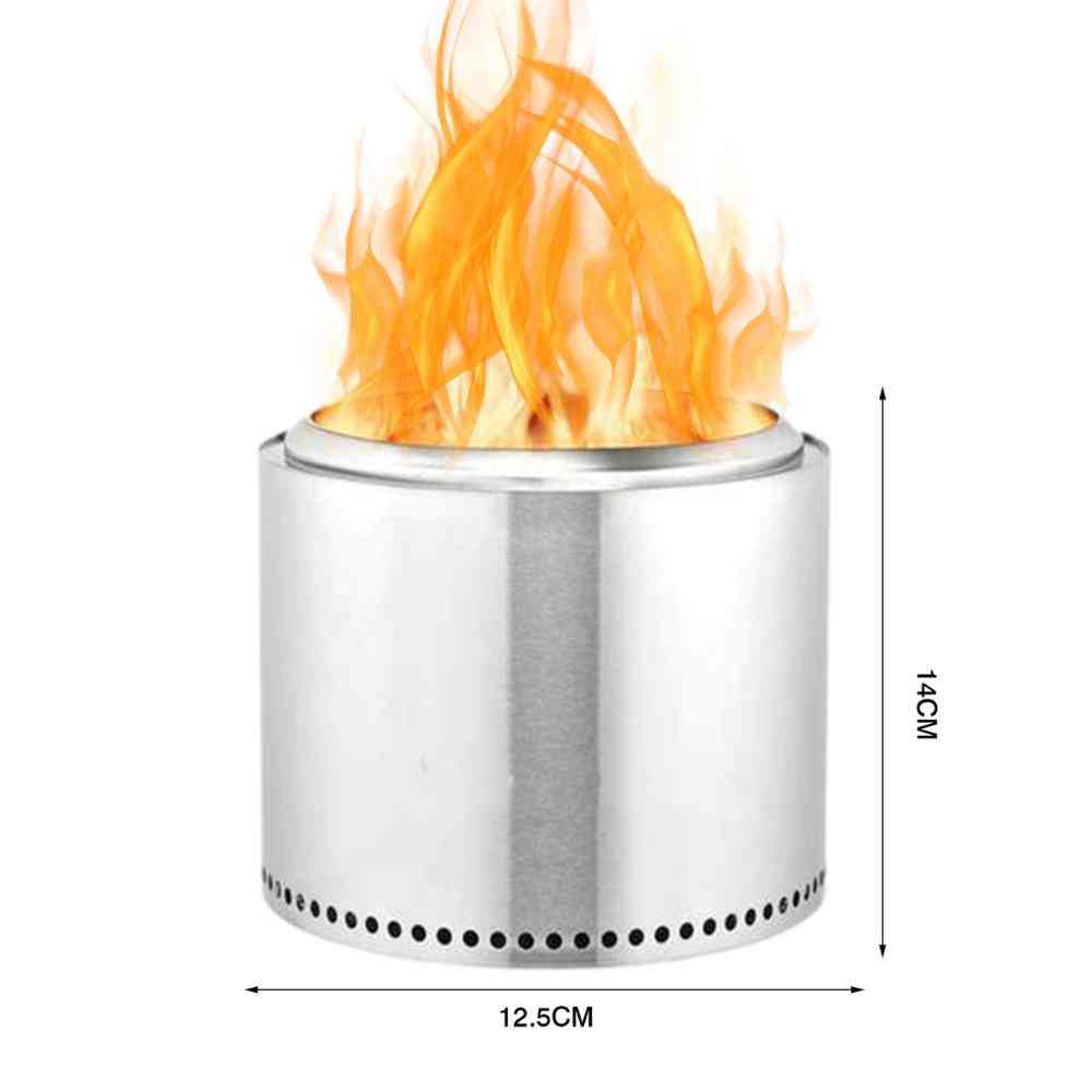 Zimné prenosné- kúrenie na oheň a bezdymové ohnisko, ľahký grilovací sporák