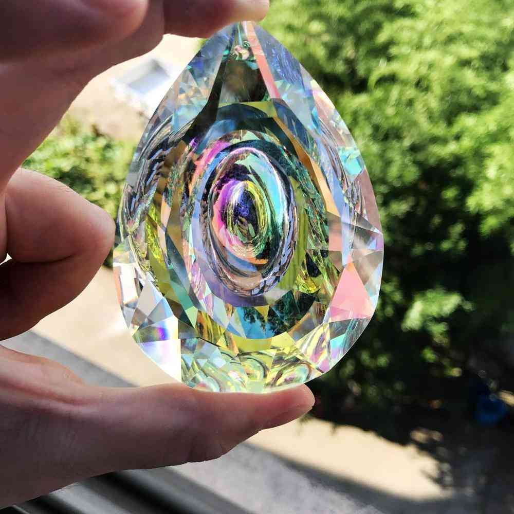 Hängande kristaller, prisma solfångare för fönster dekoration hantverkstillbehör