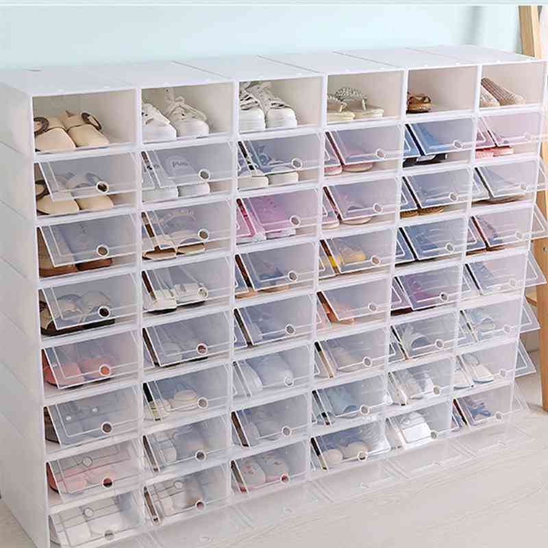 Thickened Transparent Drawer Case, Plastic Shoe Boxes