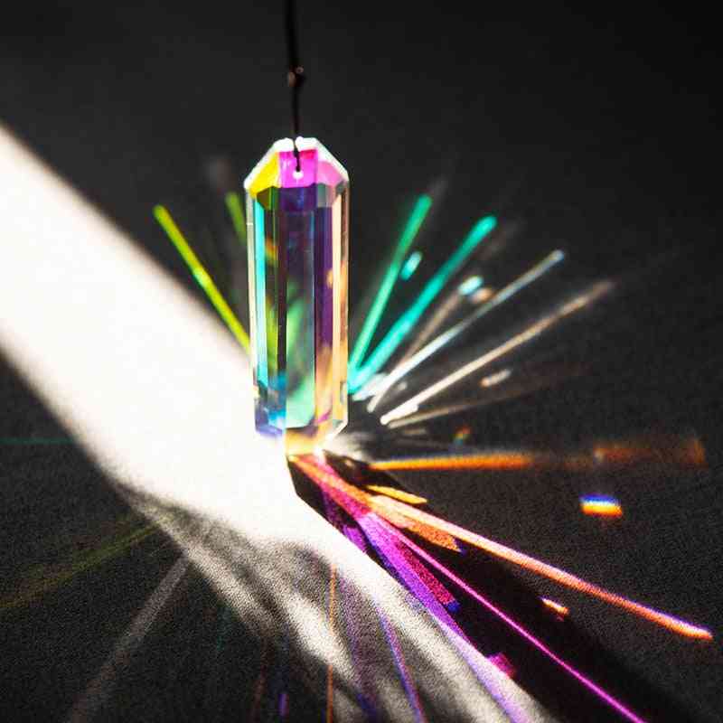 Crystal Prisms Suncatcher Rainbow Maker Hanging Drop Pendant