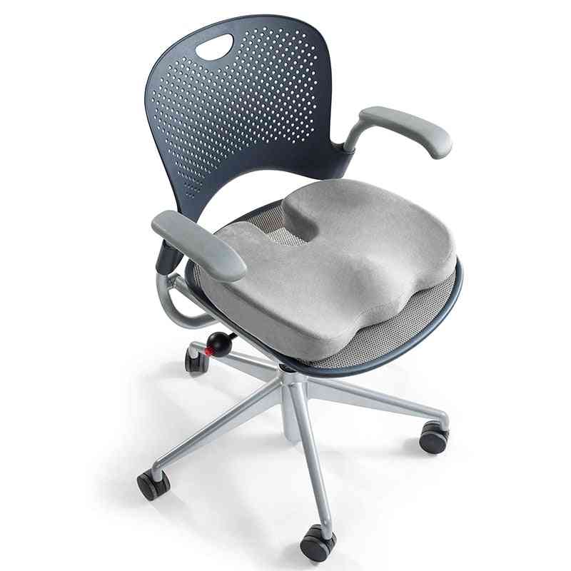 Travel Breathable Seat Cushio,n Orthopedic Memory Foam Massage Chair Pad