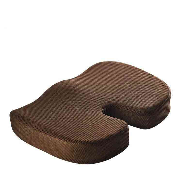Travel Breathable Seat Cushio,n Orthopedic Memory Foam Massage Chair Pad
