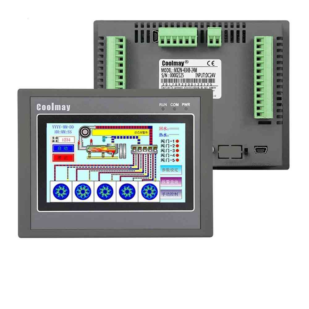 Panel táctil del controlador integrado hmi plc