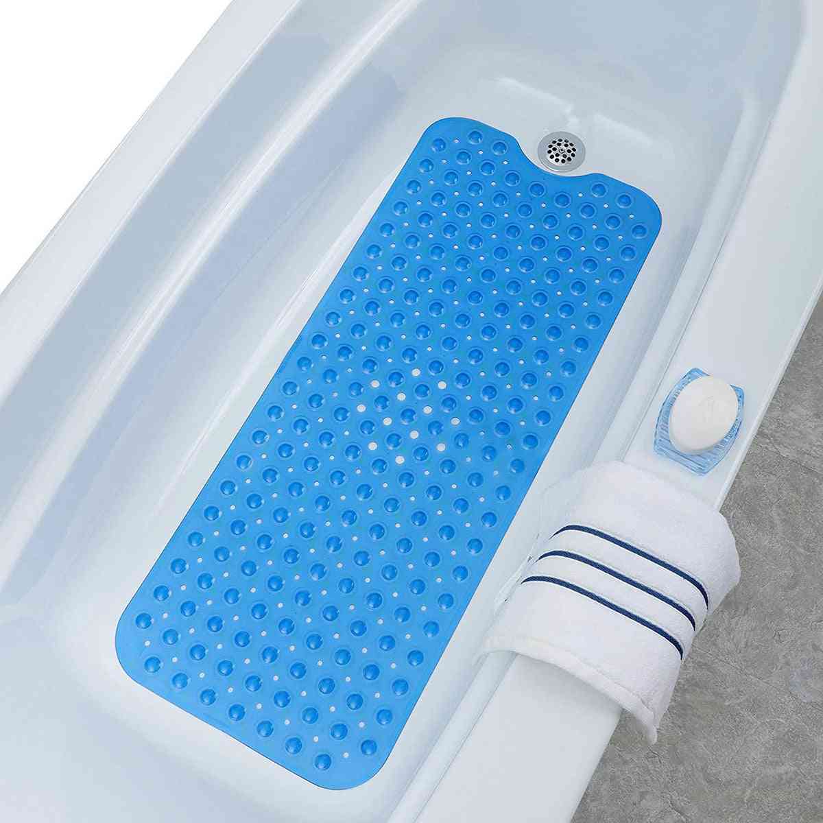 Pvc Large Safety Shower Non-slip Bath Mats With Suction Cups