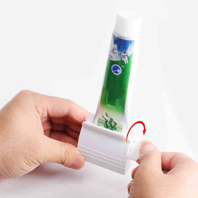 Toothpaste Dispenser, Multi-functional, Tube Squeezer, Rolling Holder