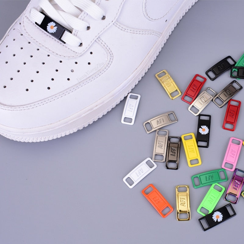 Af1- Shoelace Buckle, Metal Lace, Lock Sneaker Kits Accessories