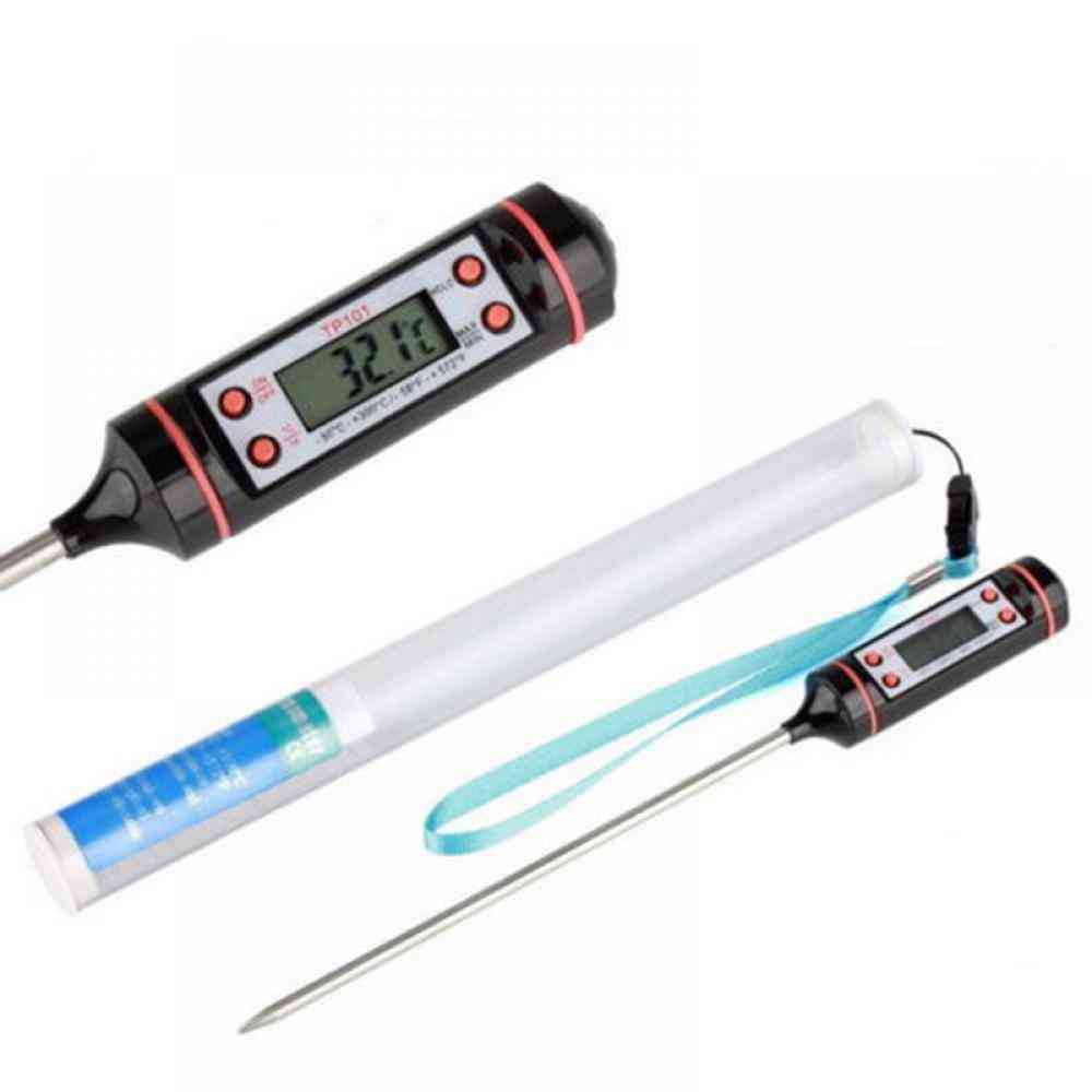 Digital Kitchen Thermometer For Bbq - Electronic Cooking Food Probe