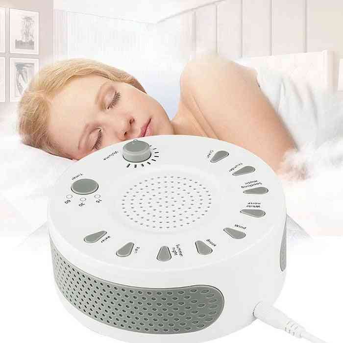 Usb Timing Soothers, Sound Record, Voice Sensor, Sleep Aid Devices Machine (white)
