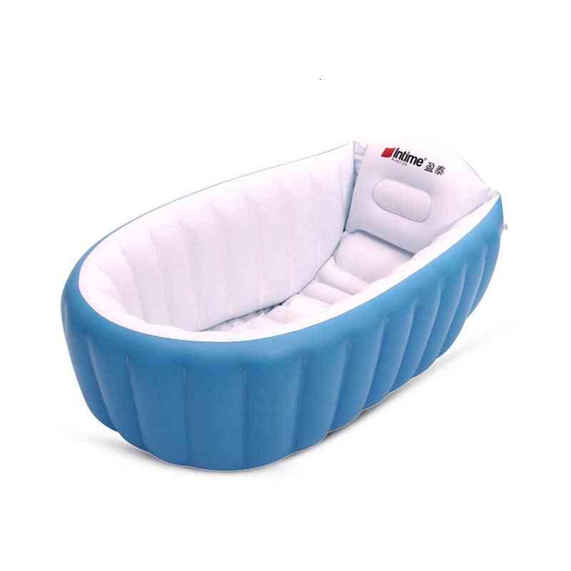 Portable- Thick Shower Basin, Soft Cushion, Inflatable Bathing Tub For Baby