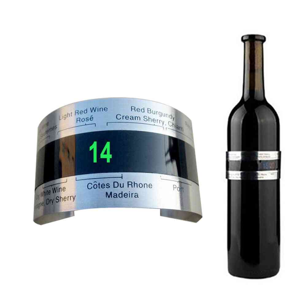 Băutură de bar, butelie inteligentă pentru sticlă de vin, afișaj LCD cu termometru, instrument cu șampanie