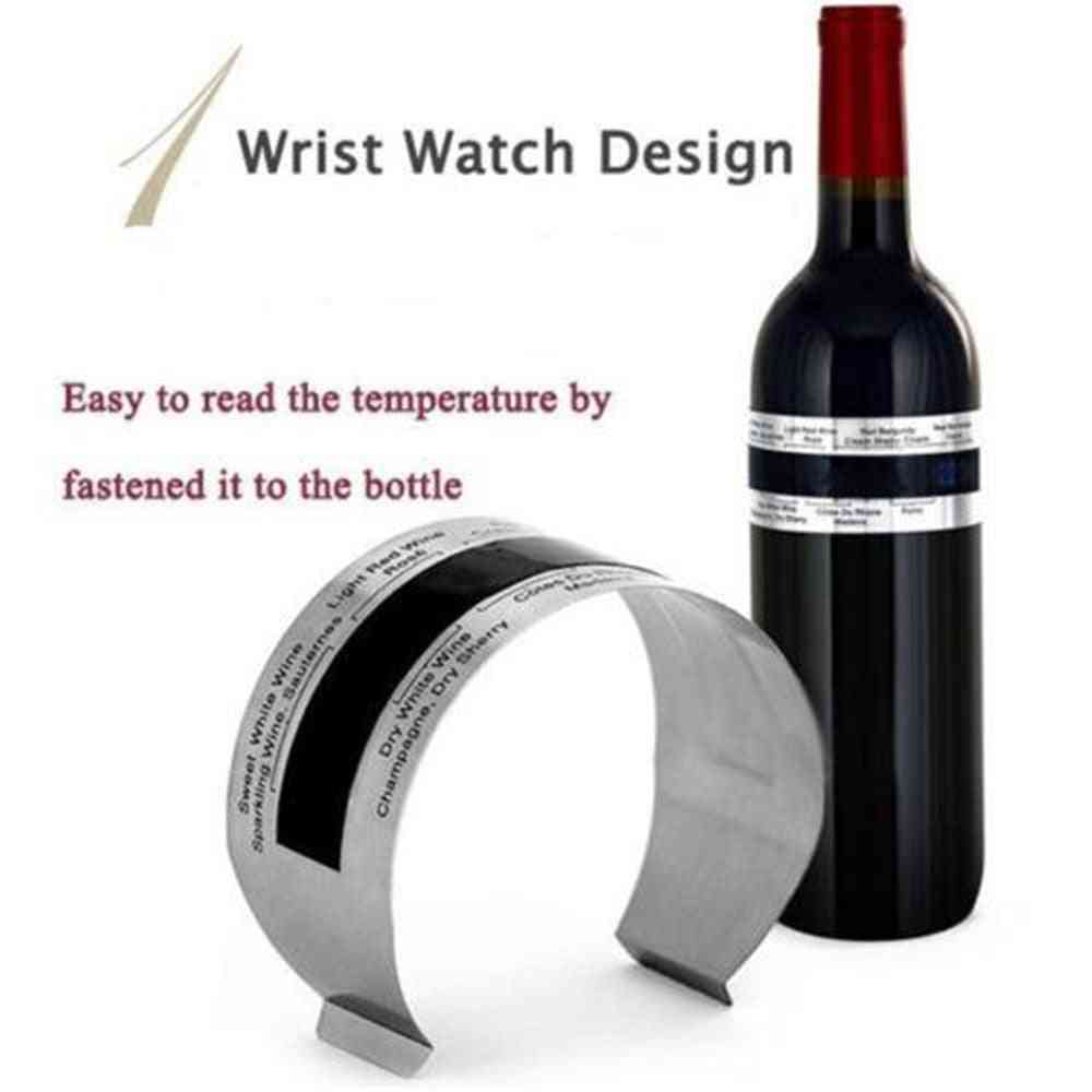 Bar dryck, smart vinflaska snap, termometer lcd display, klipp champagne verktyg
