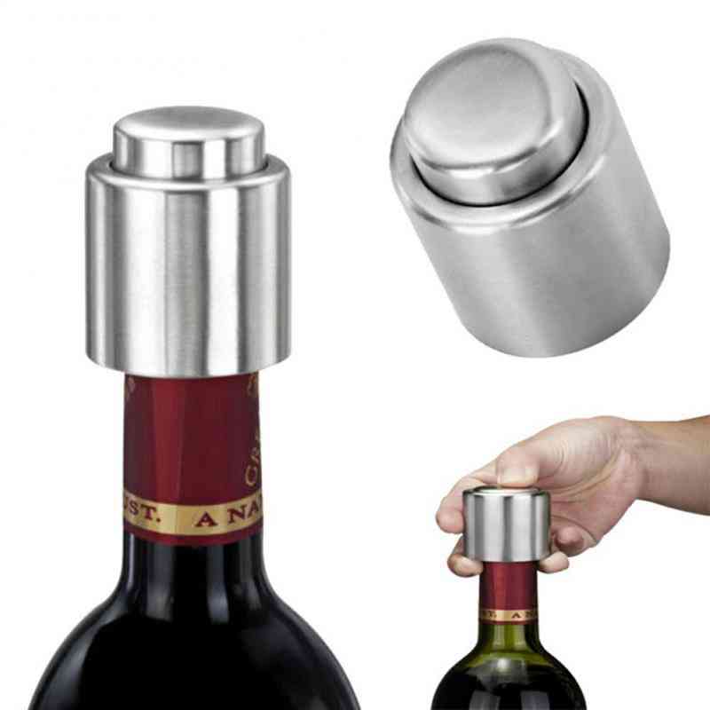 Stainless Steel- Champagne Sparkling, Wine Oil Sealer, Bottle Stopper