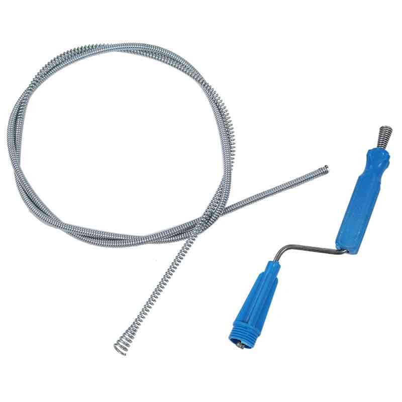 Soft Spiral Pipe, Steel Closet Sewer, Long Toilet Auger Cleaner