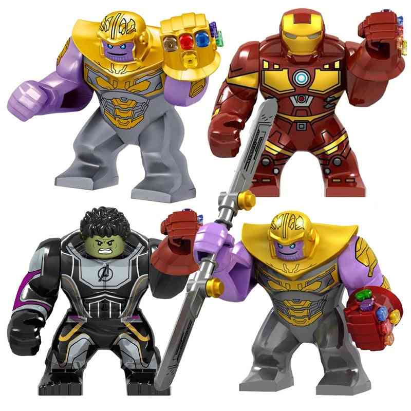 Iron Man With Gauntlet Hulk, Thanos, Spider-man Figures Construction Bricks