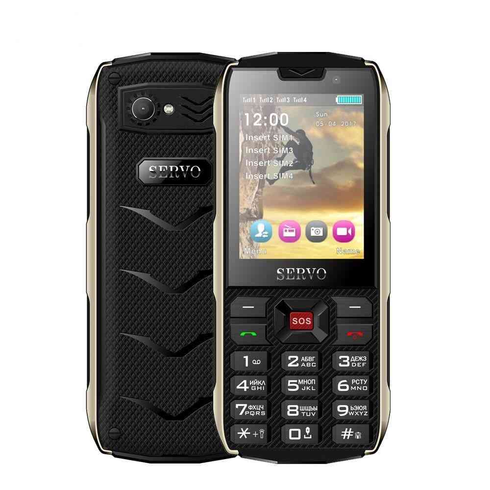 2,8 hüvelykes 4 SIM -kártya, készenléti Bluetooth, zseblámpa, GPRS támogatás - mobiltelefon