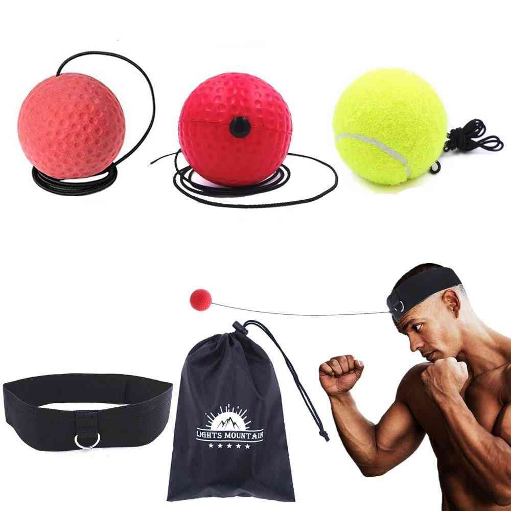 Boxing Balls With Adjustable Headband For Punching Speed Set