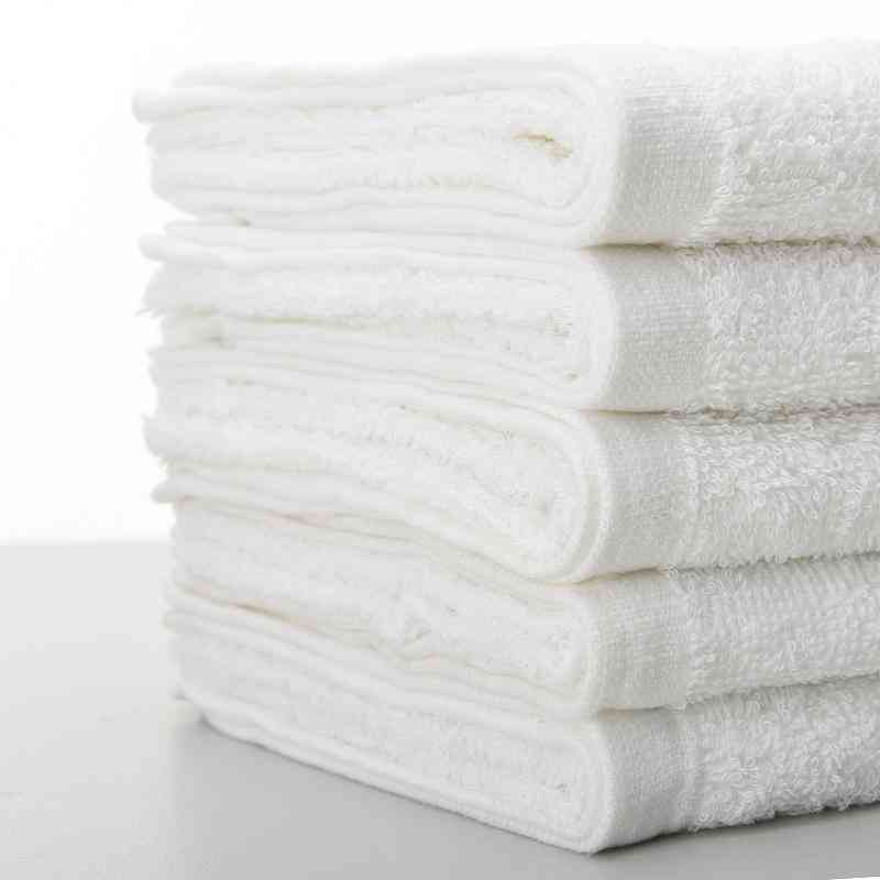Teli da bagno in cotone bianco per hotel, spa, matrimoni