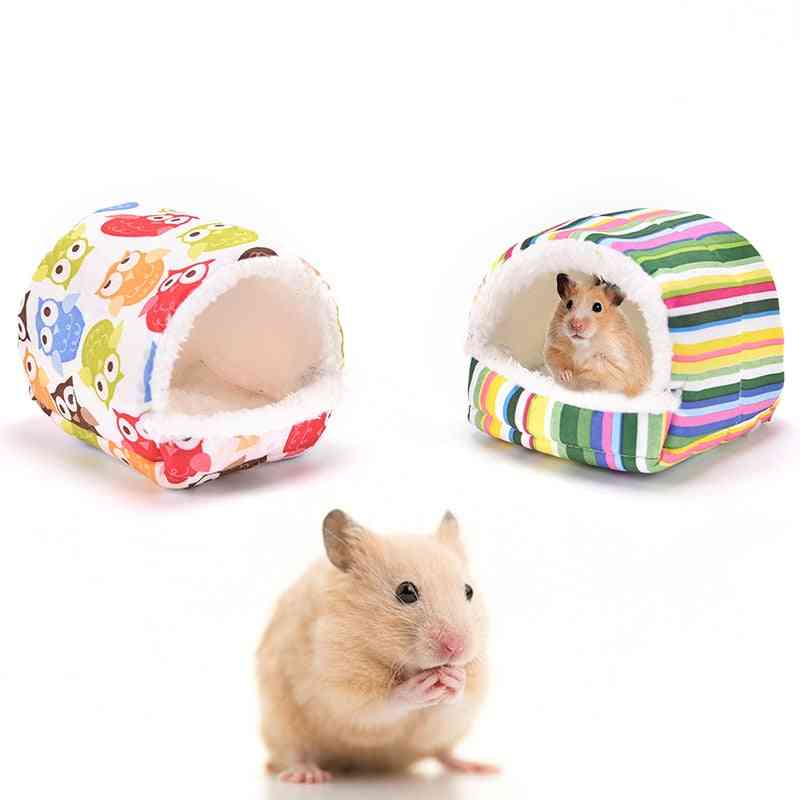 Mini animal ratones cama nido de ratas, hámster, casa