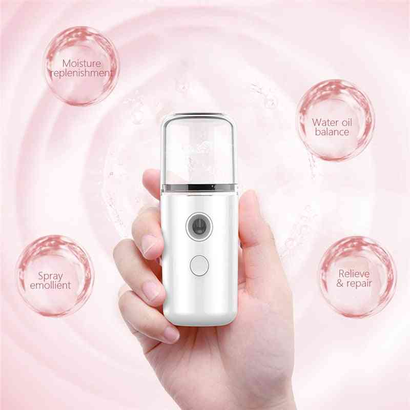 Air Humidifier Cooling Mini Facial Steamer For Home Office