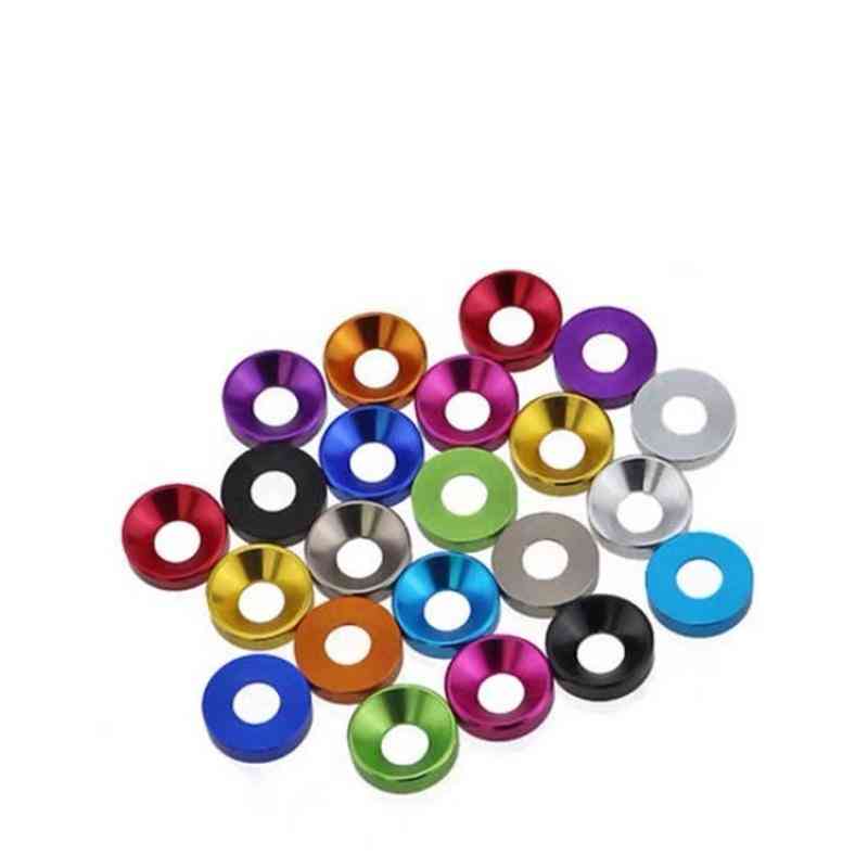 Aluminum- Colorful Anodized Countersunk, Head Bolt Washers Gasket