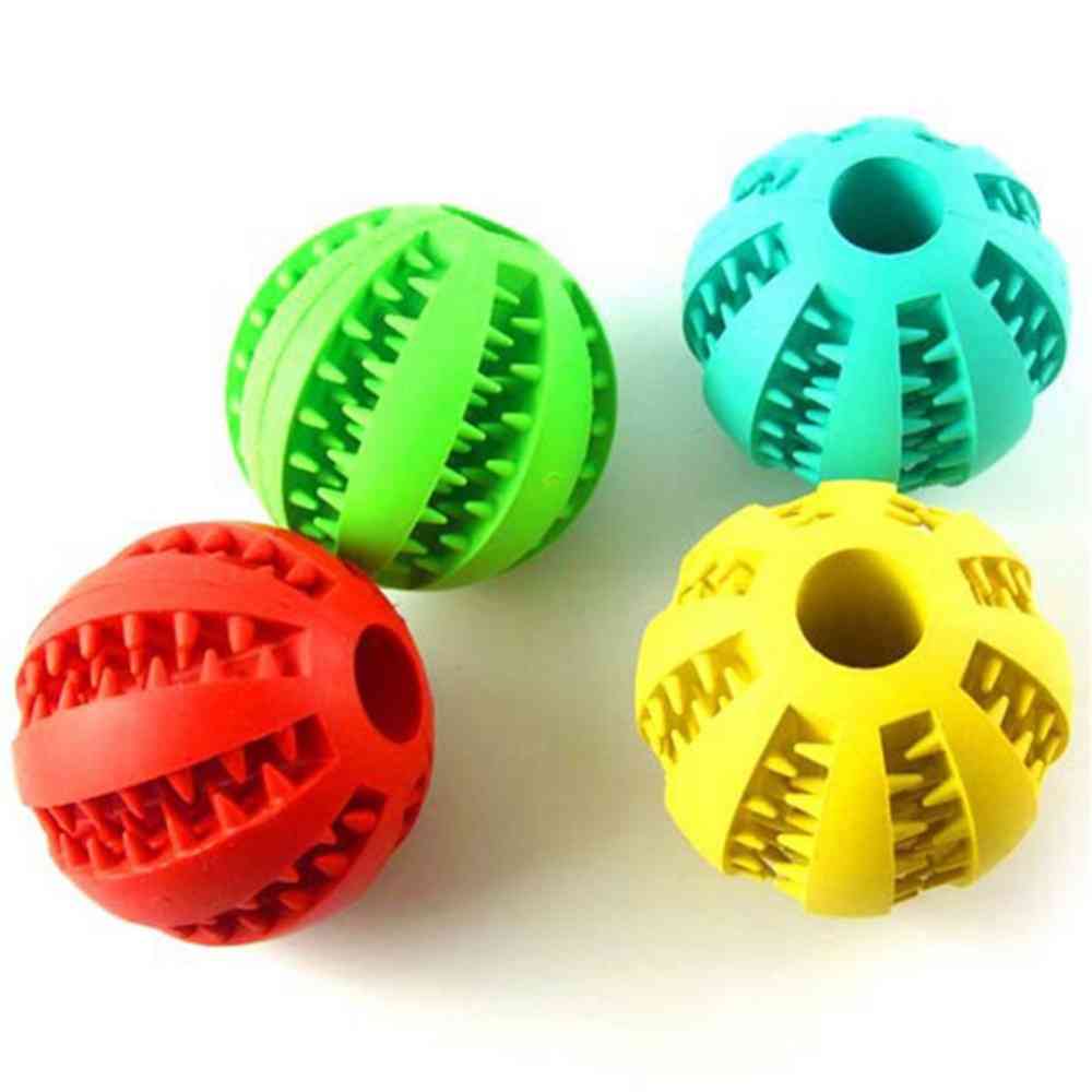 Interactive Teeth Chew, Tooth Cleaning, Rubber Ball For Pet