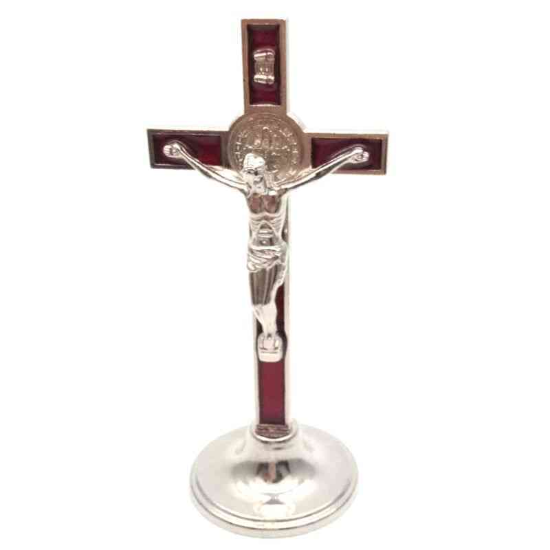 Prayer Church Decoration Crucifix Stand