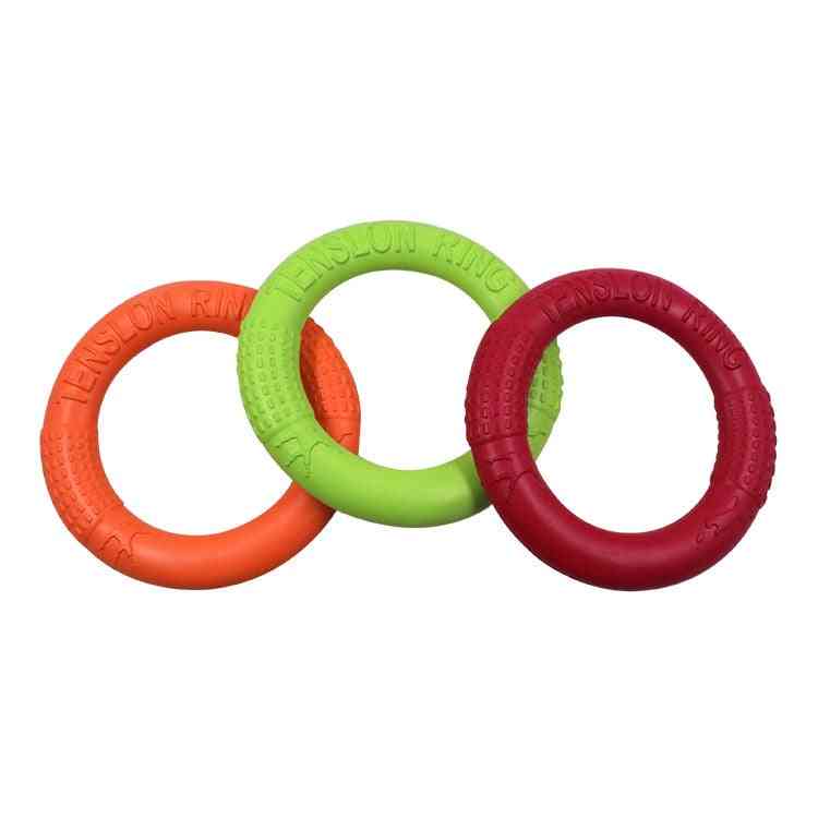 Pet Flying Discs, Training Ring- Puller Resistant Bite, Floating Outdoor Game, Playing Toy