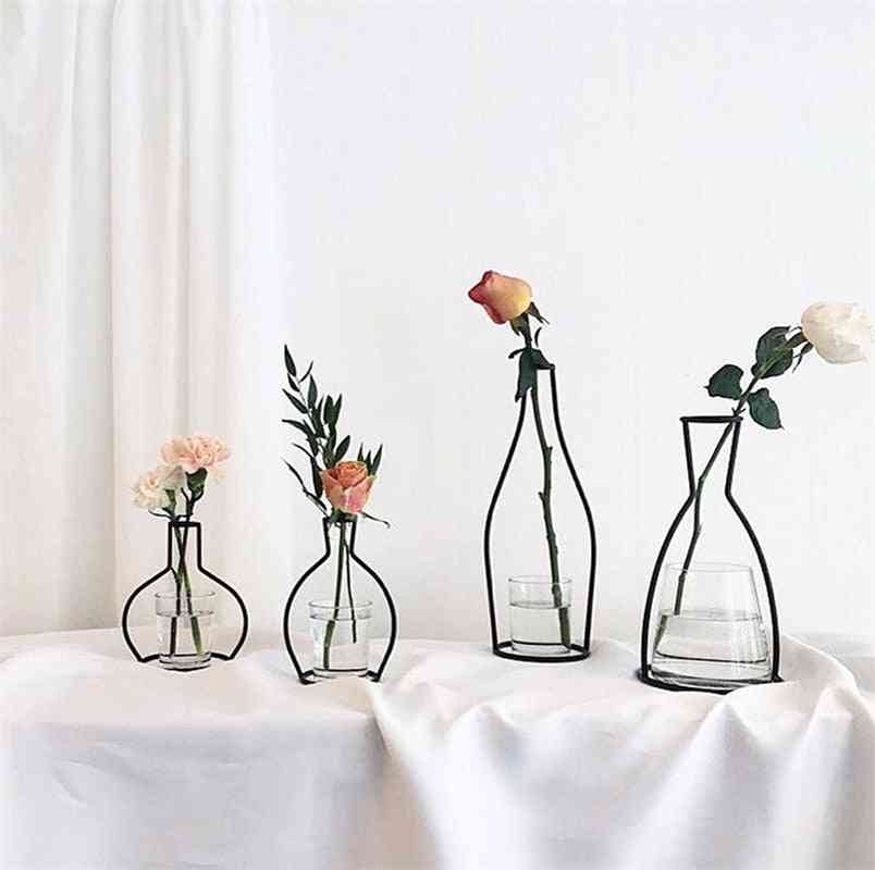 Retro Iron Line, Table Flowers Vase