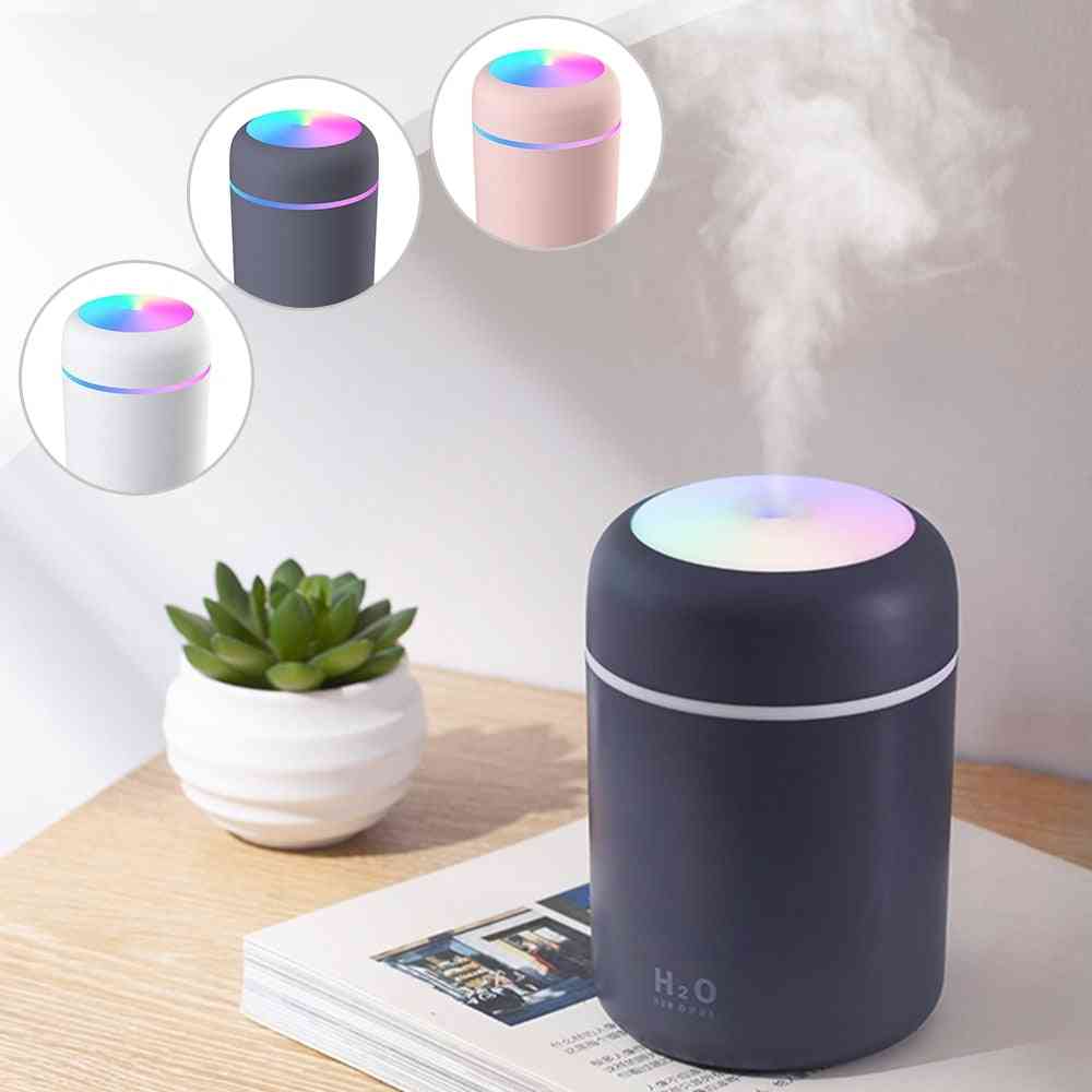 Usb Ultrasonic, Dazzle Cup Aroma Diffuser, Cool Mist Maker With Light