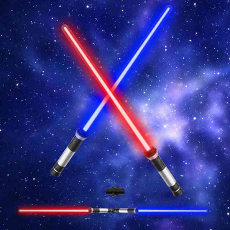 Vilkkuva laser kaksinkertainen miekka valo saber cosplay