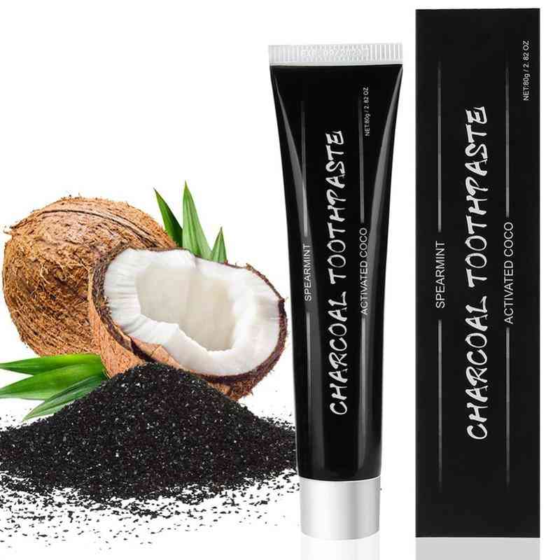 Charcoal Natural Activated, Teeth Whitening, Toothpaste Tool (as Shown)