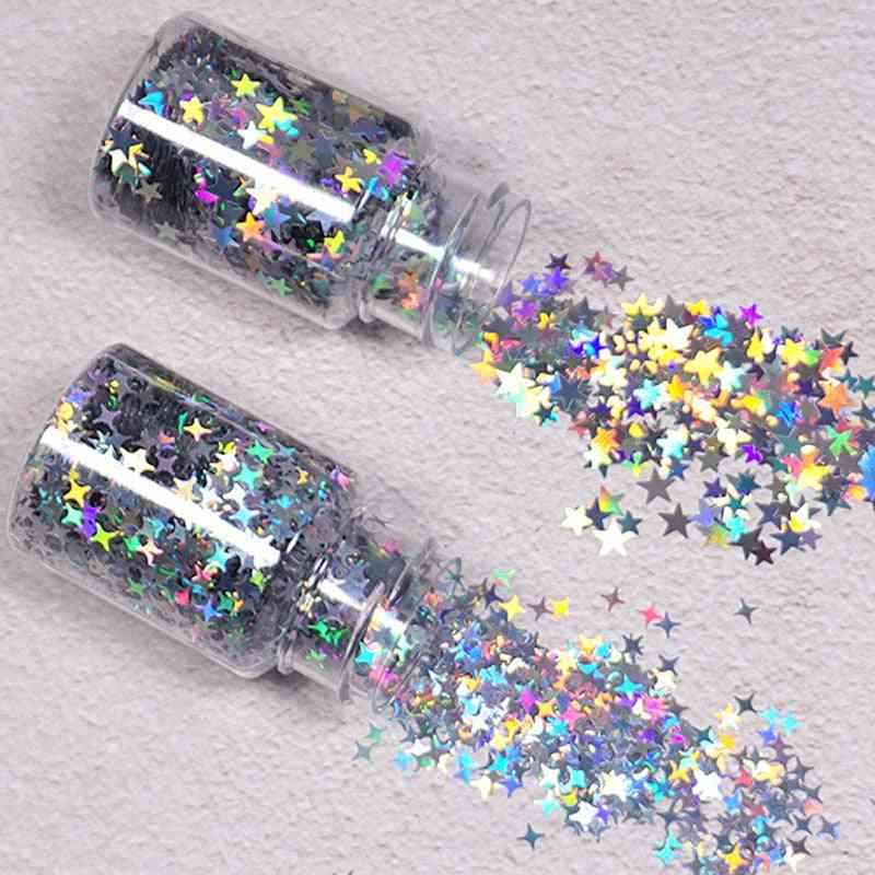 Star Glitter Nails, Additives Sequins, Slime Supplies Kit
